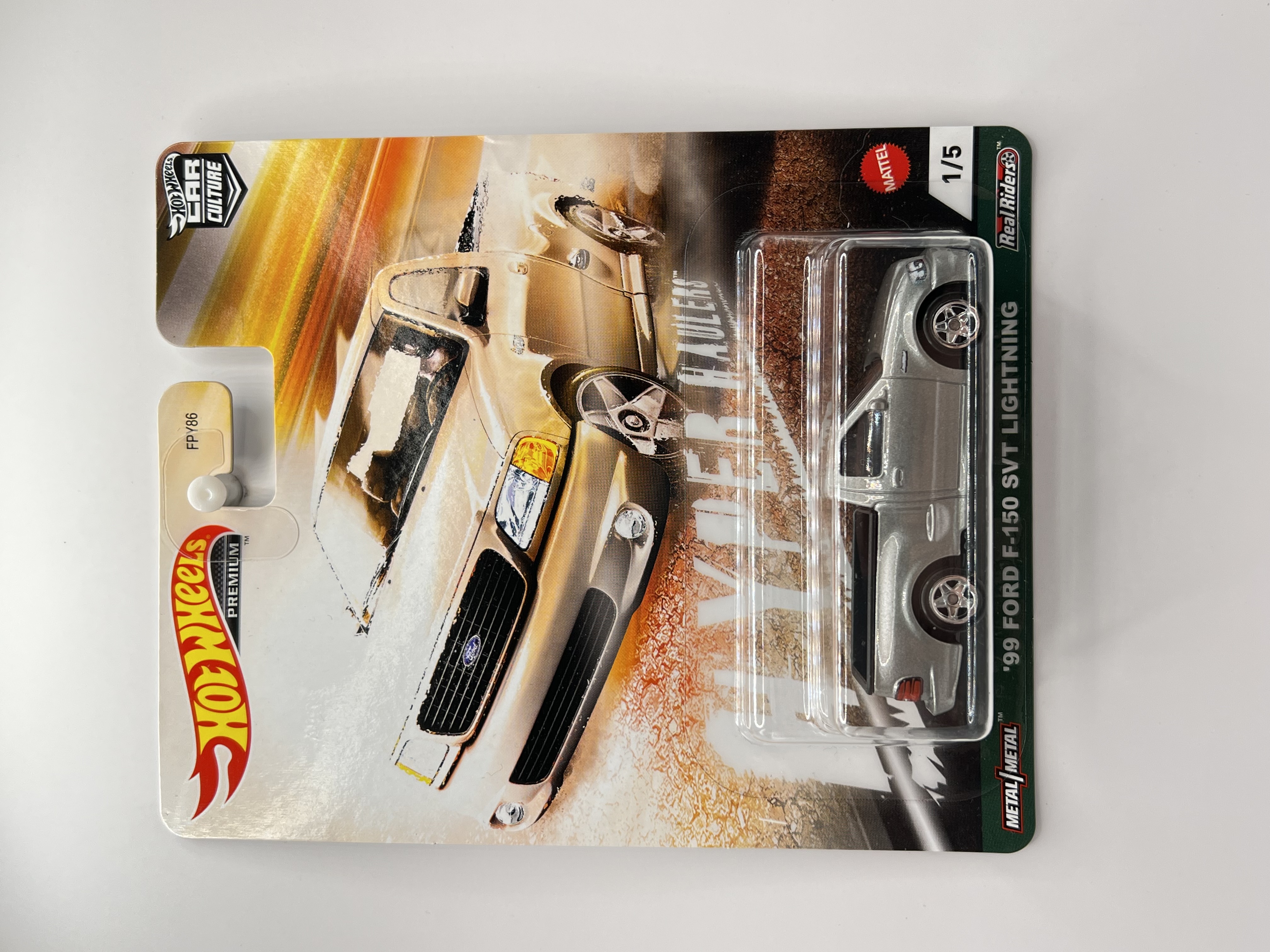 Hot Wheels Premium '99 Ford F-150 SVT Lighting Hyper Haulers 1/5