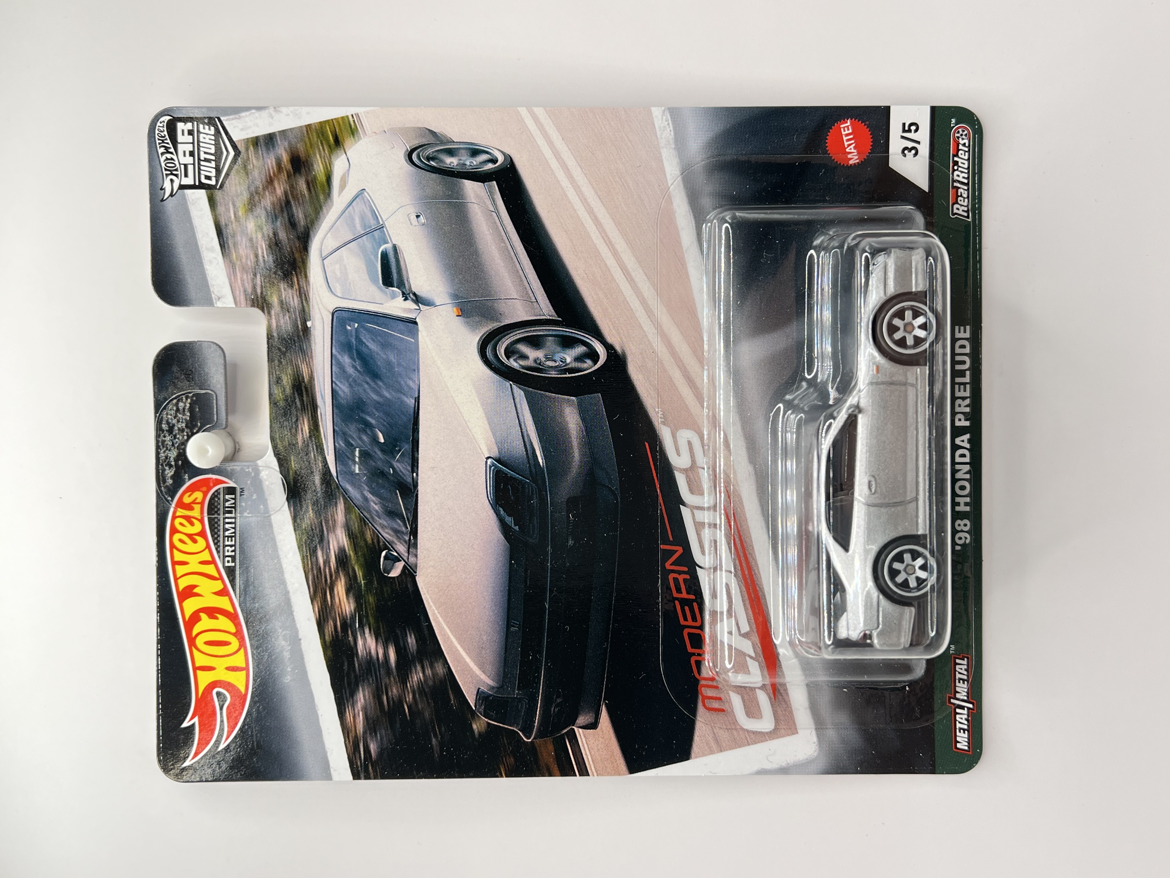 Hot Wheels Premium '98 Honda Prelude Modern Classics 3/5