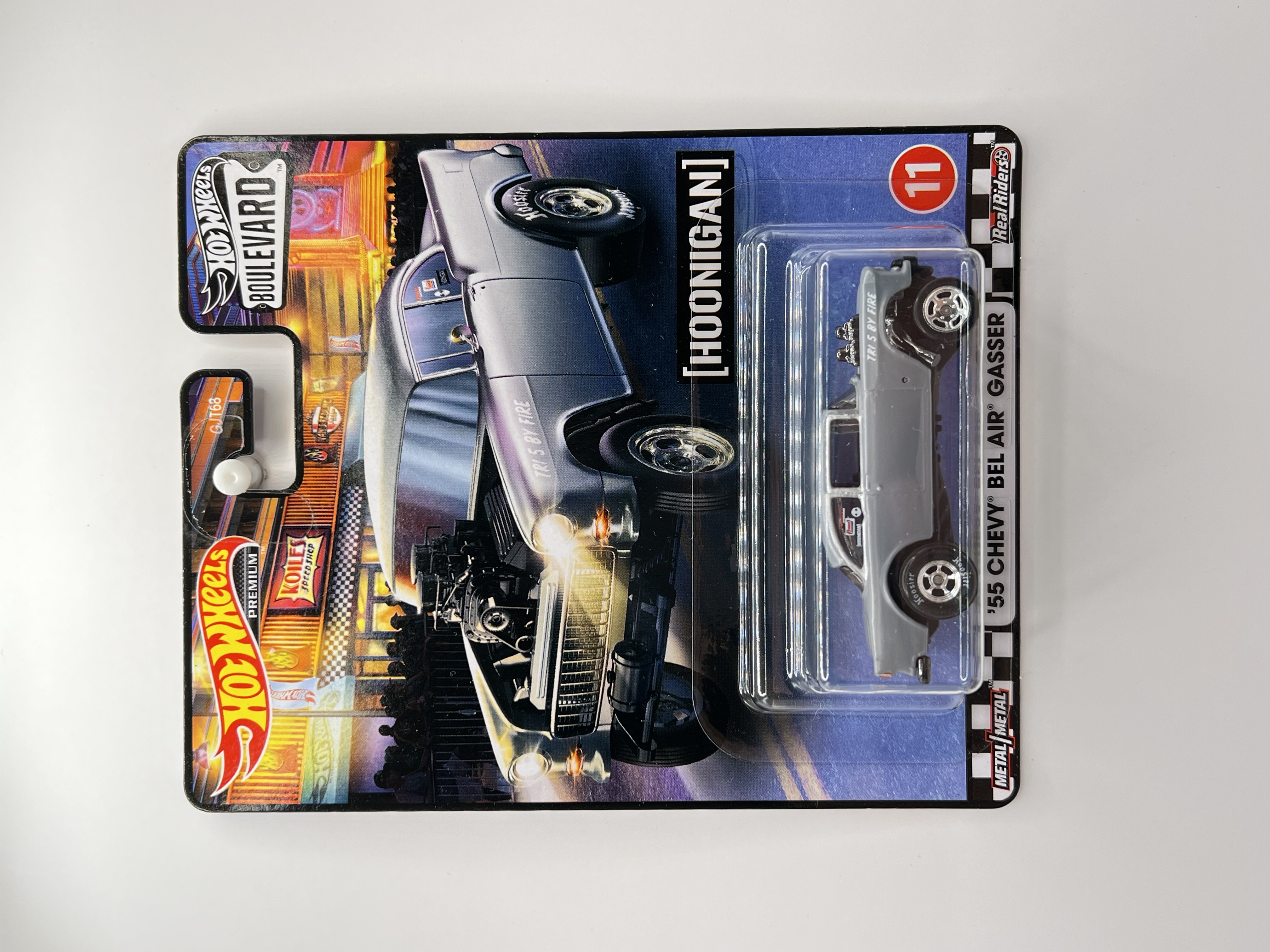 Hot Wheels '55 Chevy Bel Air Gasser HOONIGAN Boulevard 11