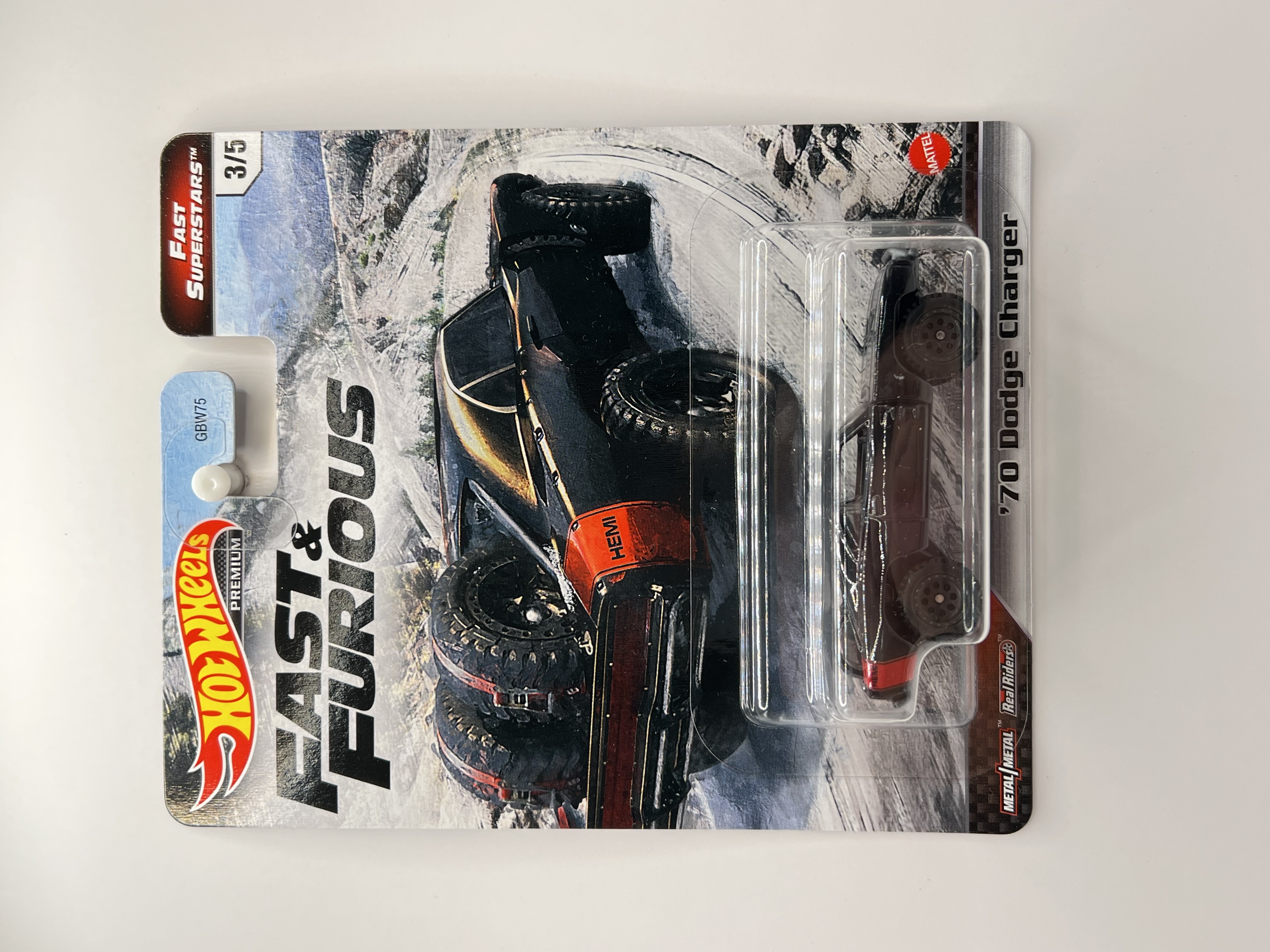 Hot Wheels Premium '70 Dodge Charger Fast & Furious 3/5