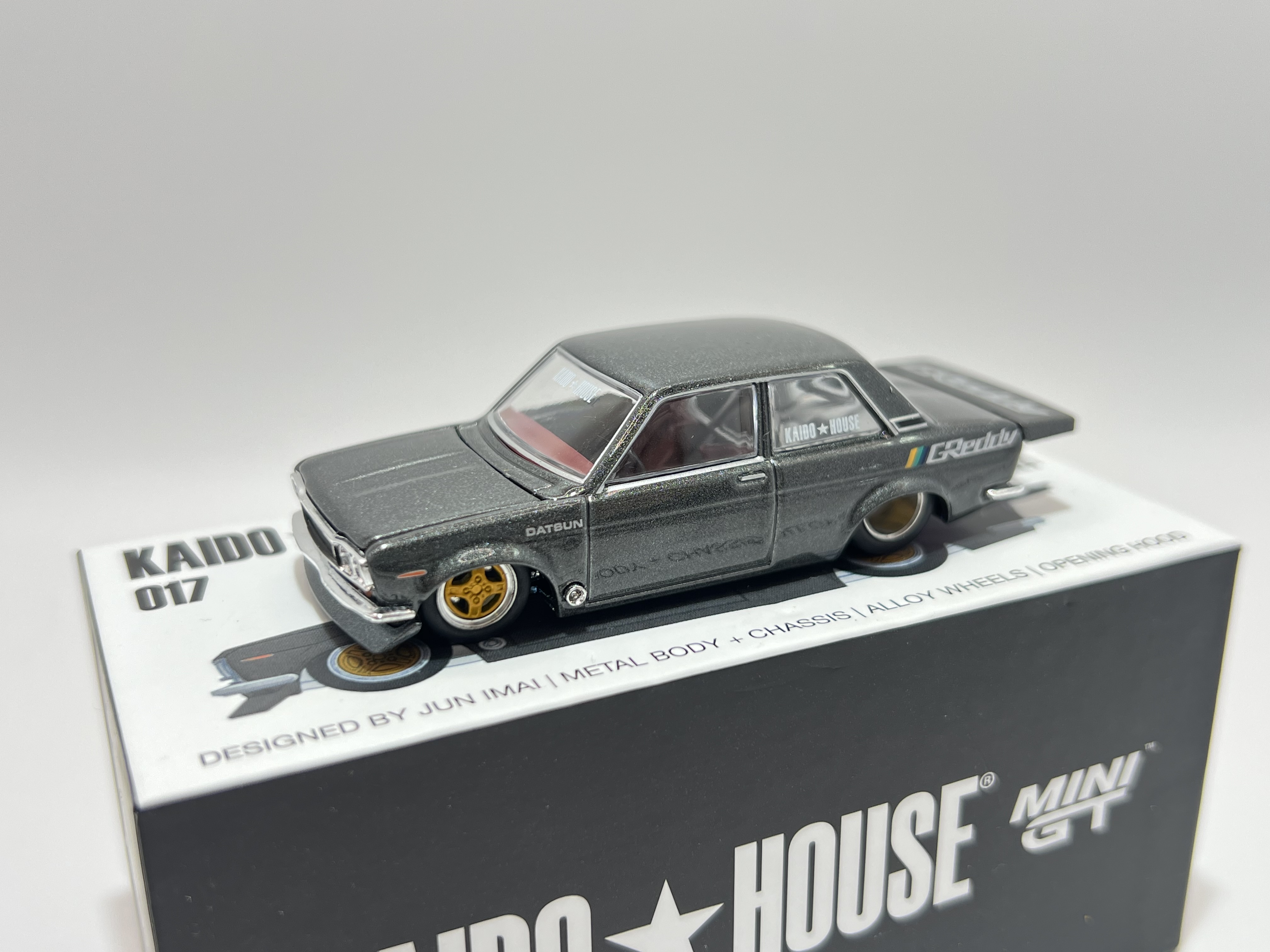 Kaido House 017 - Datsun 510 Pro Street GReddy Gun Metal Grey