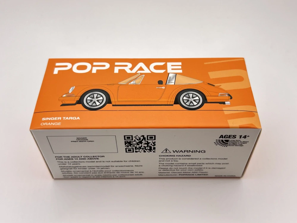Pop Race - Singer Targa Orange