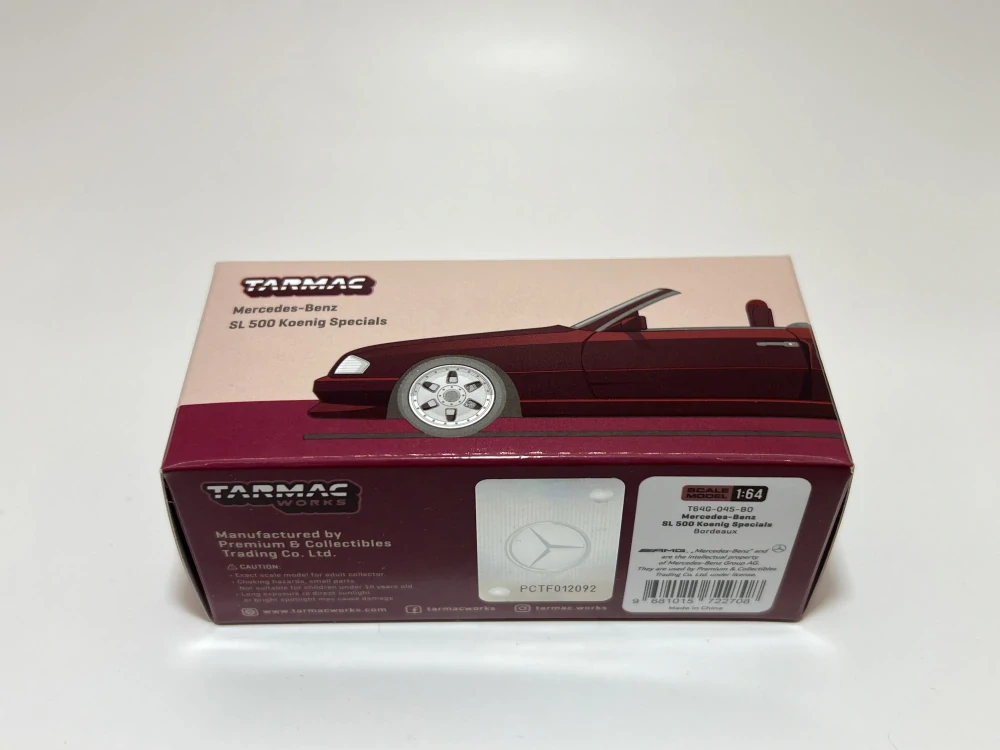 Tarmac Works - Mercedes-Benz SL500 Koenig Specials Bordeaux