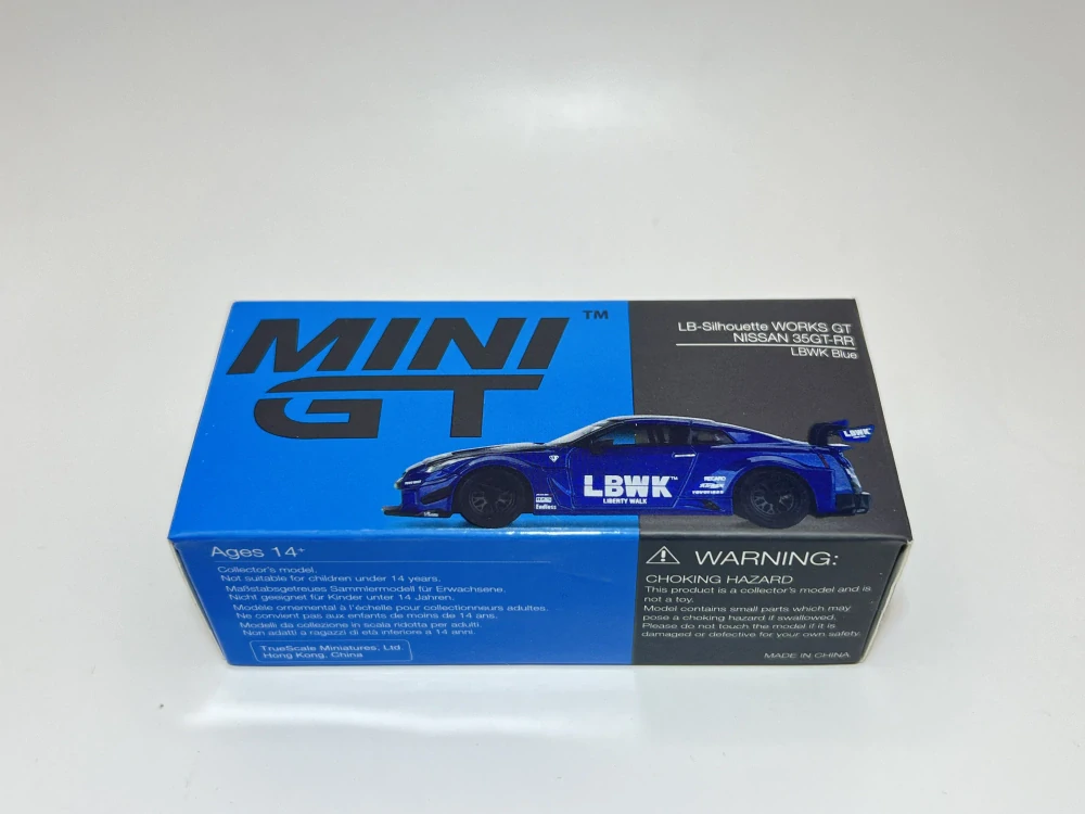 Mini GT 299 - LB-Silhouette Works GT Nissan R35 GT-R LBWK Blue