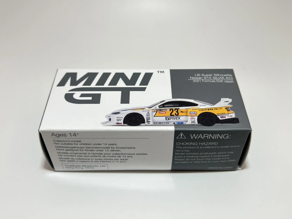 Mini GT 434 - LB-Super Silhouette Nissan S15 Silvia #23 LBWK 2021 Formula Drift Japan