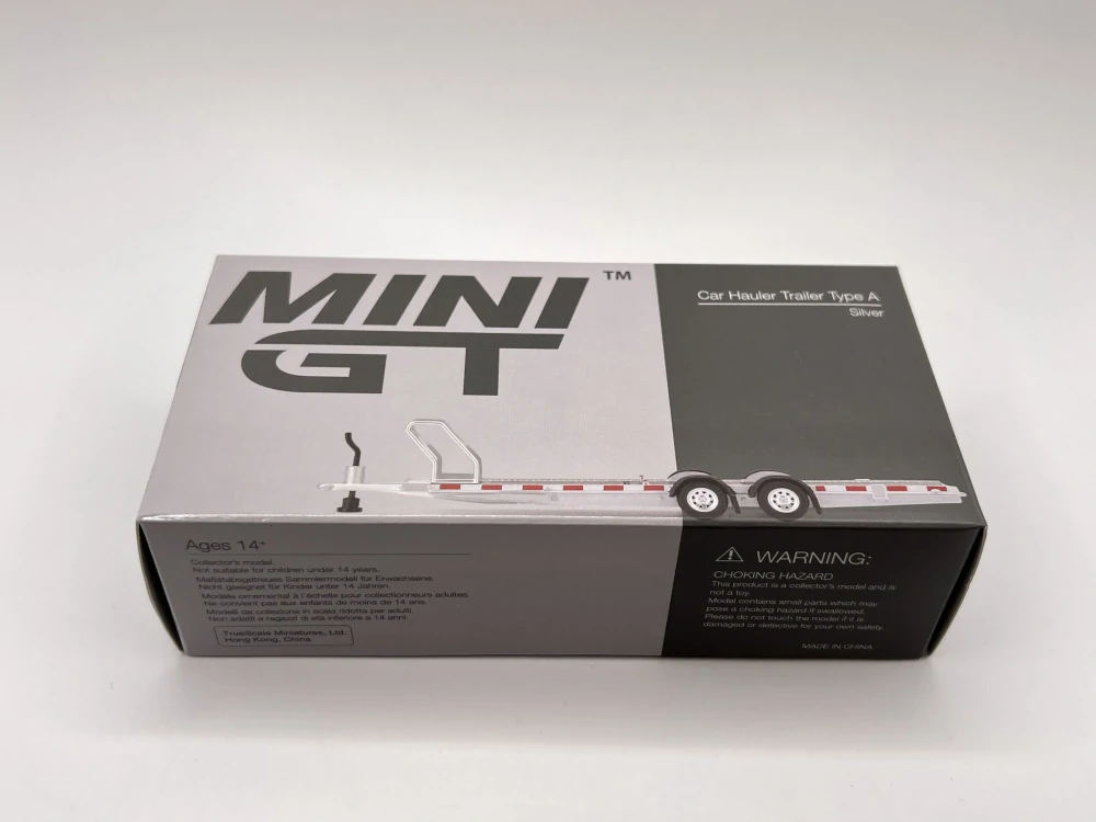 Mini GT AC15 - Car Hauler Trailer Type A Silver
