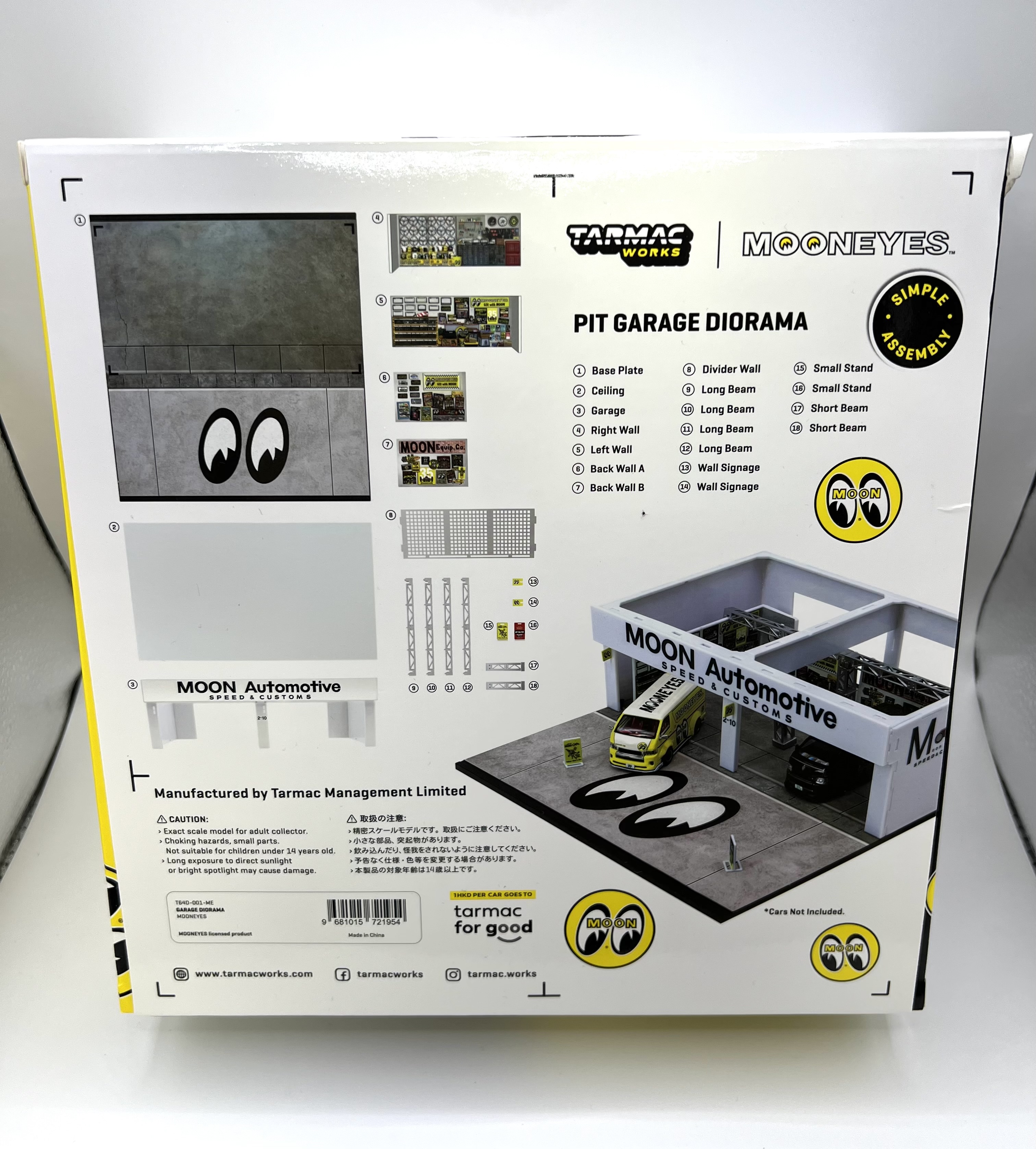 Tarmac Works - Garage Diorama MOONEYES