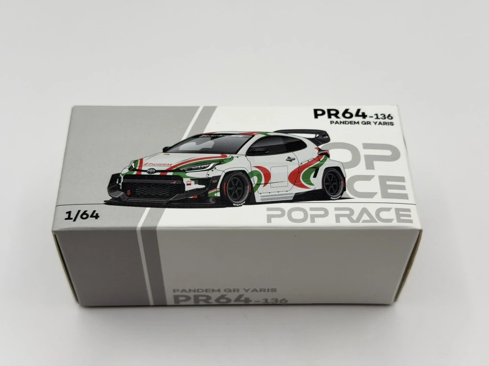 Pop Race PR64-136 - Pandem Toyota GR Yaris White