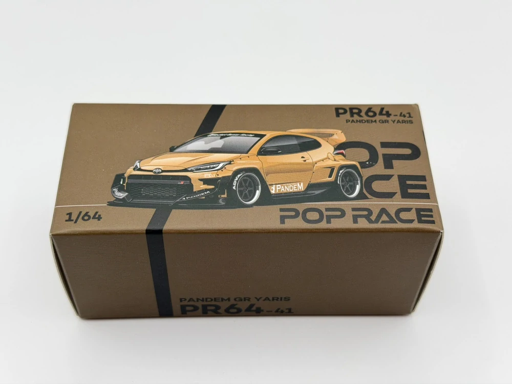 Pop Race PR64-41 - Pandem Toyota GR Yaris Gold