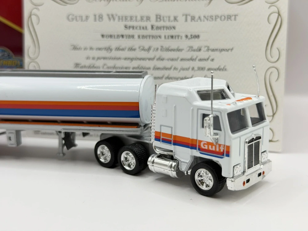 MATCHBOX - Collectibles GULF 18 Wheeler Bulk Transport