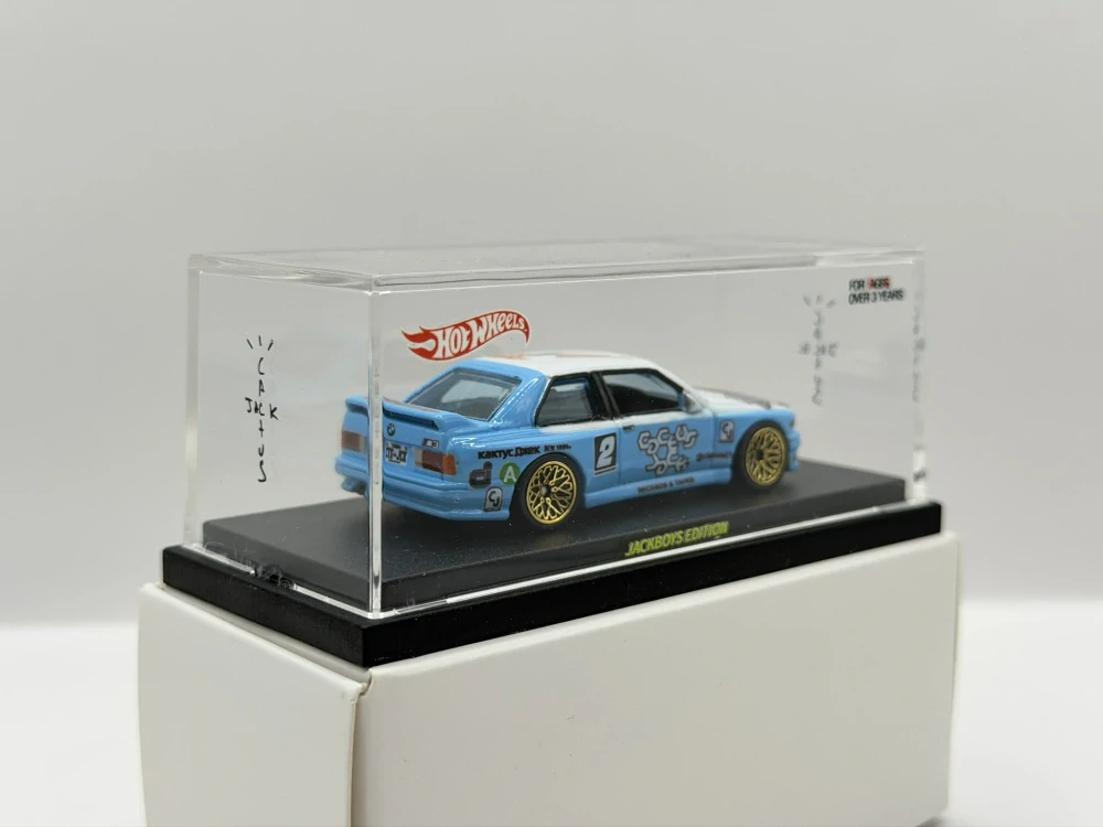 Hot Wheels  Cactus Jack 'JACKBOYS' BMW M3 E30 REPLICA / CUSTOM