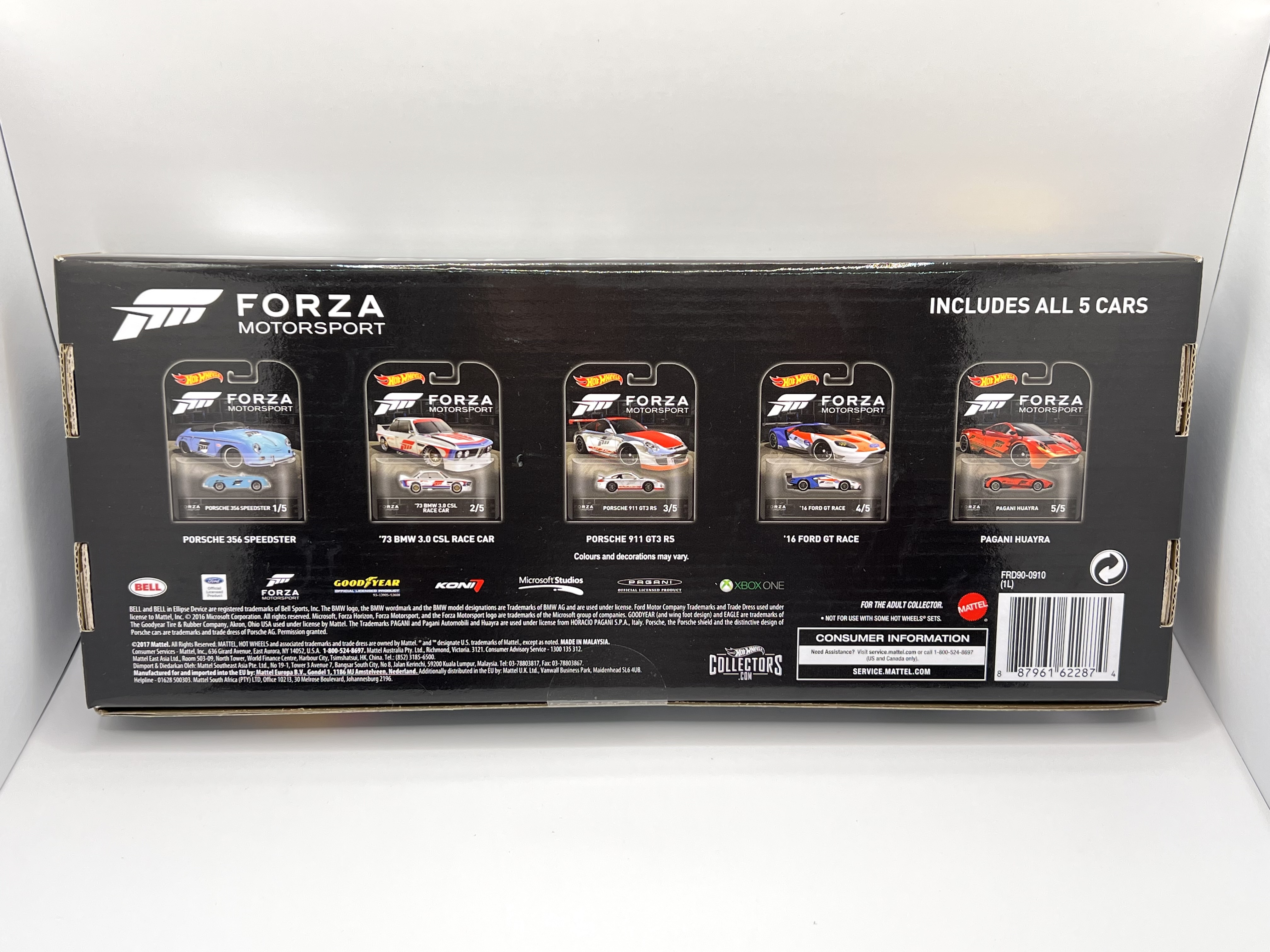 Hot Wheels Premium 5-Car SET Forza Motorsport 2017