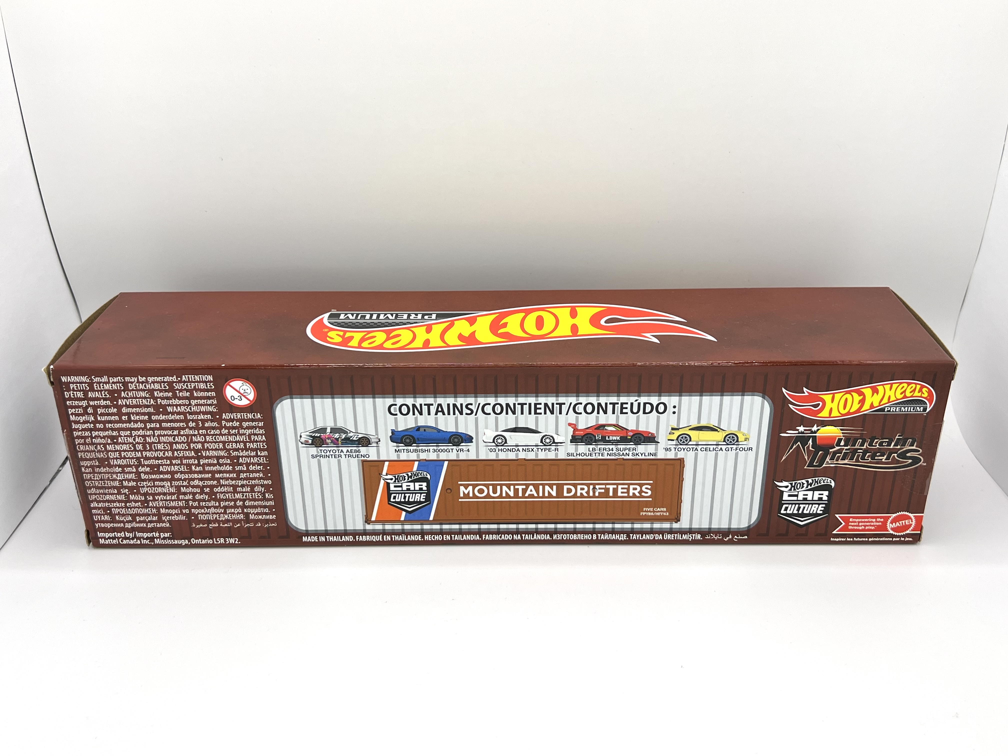 Hot Wheels Premium 5-Car Container Mountain Drifters