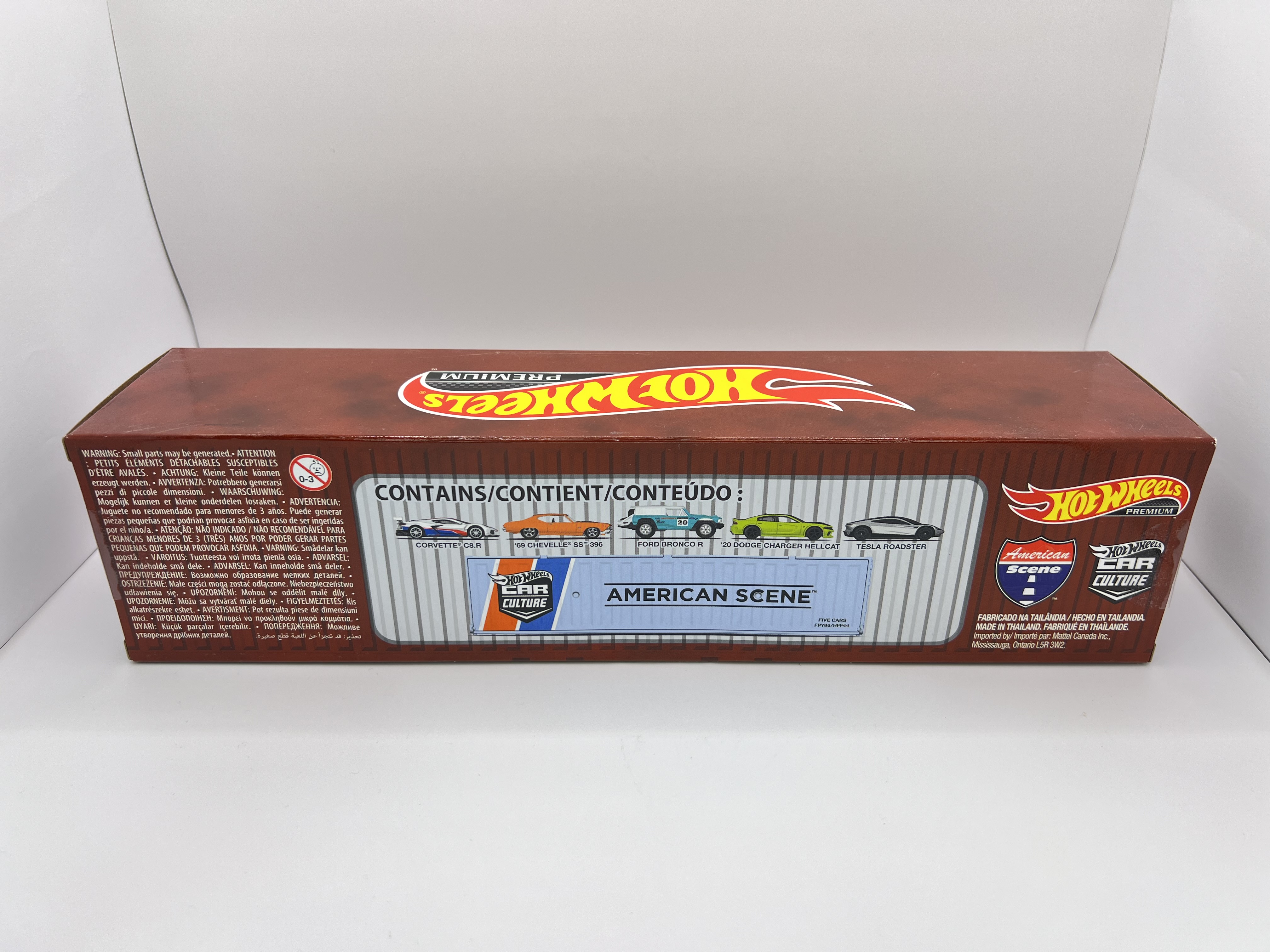 Hot Wheels Premium 5-Car Container American Scene