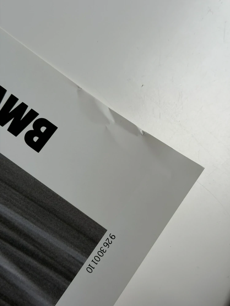 ORIGINÁL DOBOVÝ PLAKÁT BMW E30 DTM - FORMÁT A1 - VADA