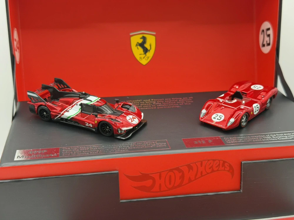 Hot Wheels Ferrari Heritage Set 312P & 499P
