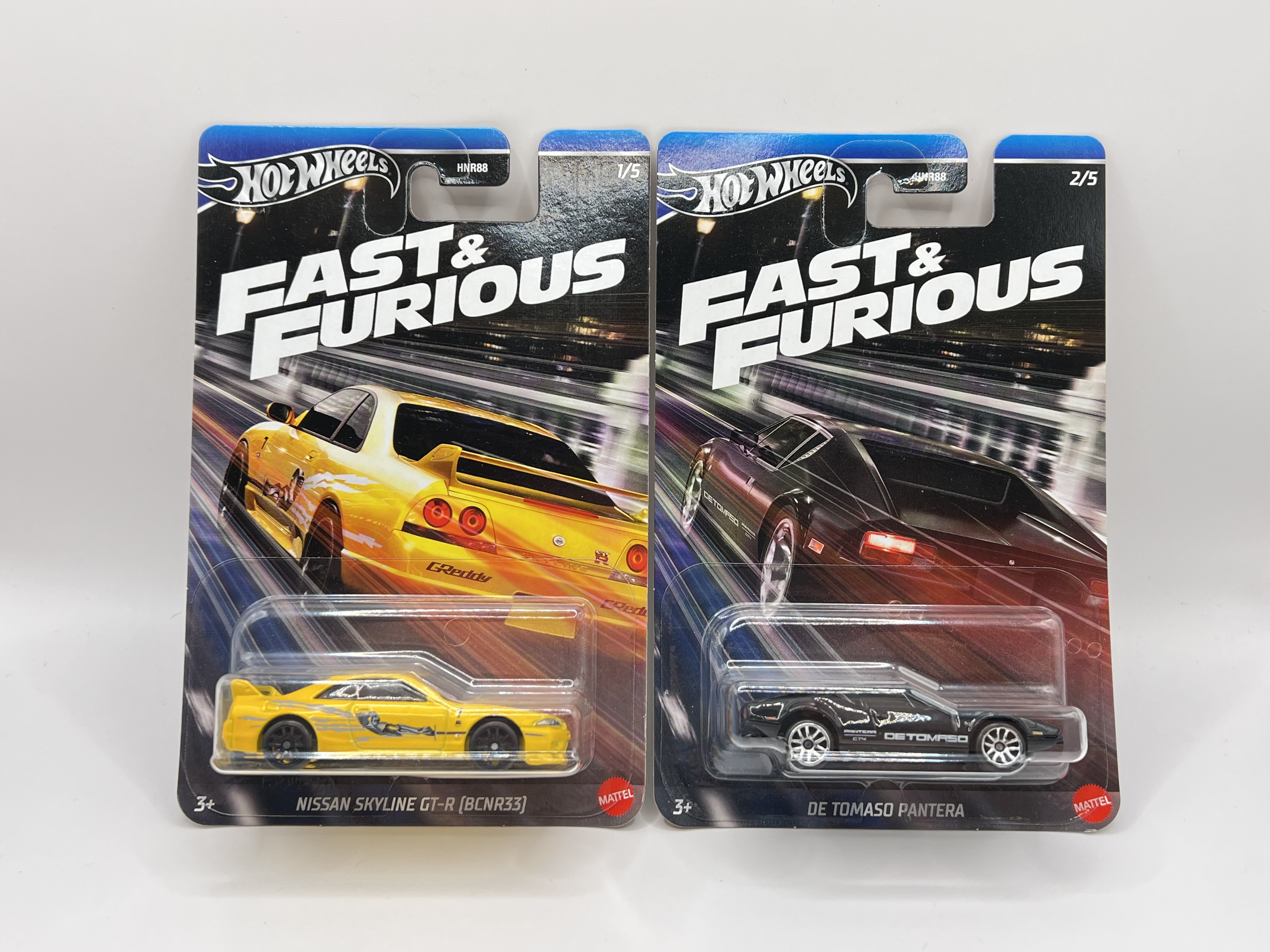 Hot Wheels Fast & Furious SET 1-5/5