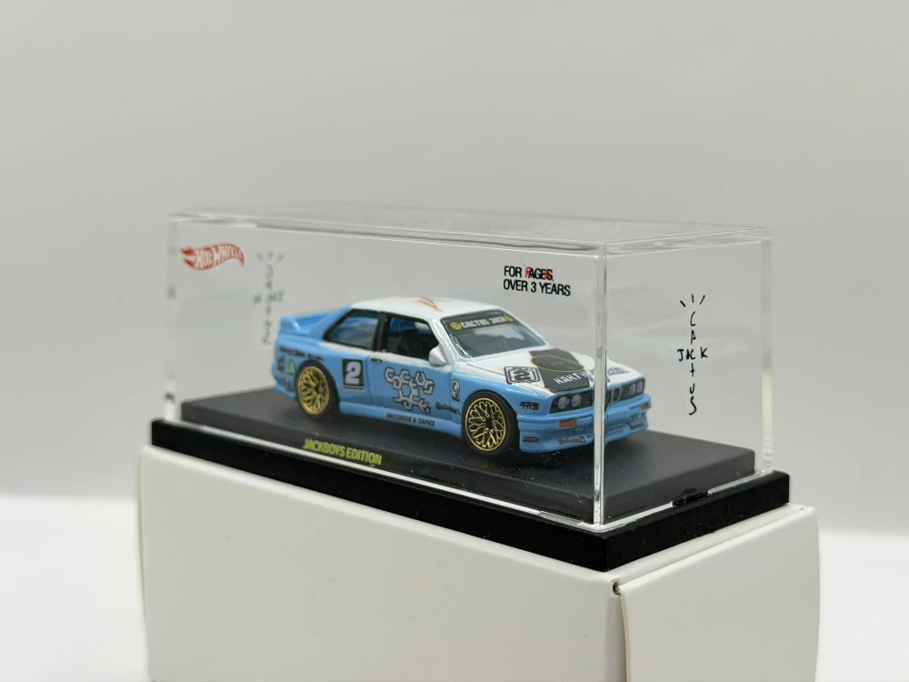 Hot Wheels  Cactus Jack 'JACKBOYS' BMW M3 E30 REPLICA / CUSTOM