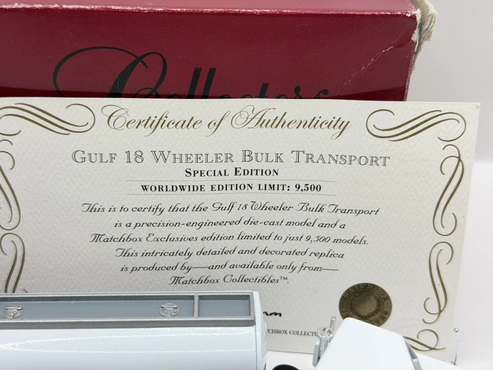 MATCHBOX - Collectibles GULF 18 Wheeler Bulk Transport