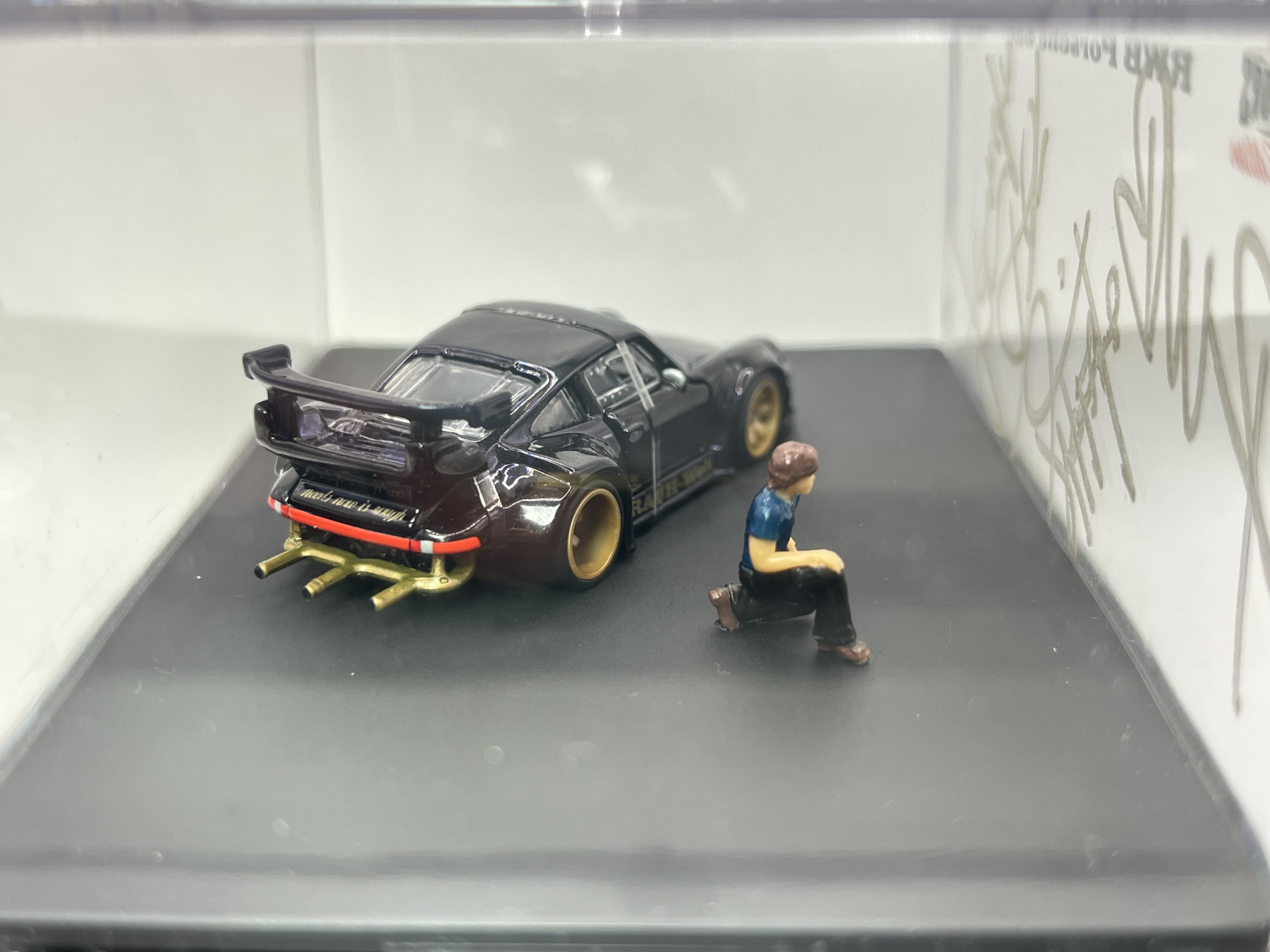 Hot Wheels RLC Diorama RWB Porsche 930,Akira Nakai-PODEPSÁNO!