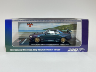 Inno64 - Nissan Skyline R34 GT-T Magic Purple International MotorXpo Hong Kong 2022 Event Model