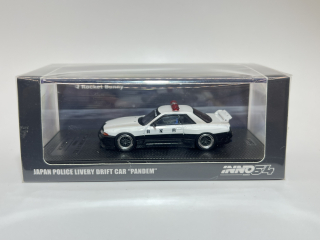 Inno64 - Nissan Skyline GT-R R32 Pandem / Rocket Bunny Japan Police Livery Drift Car