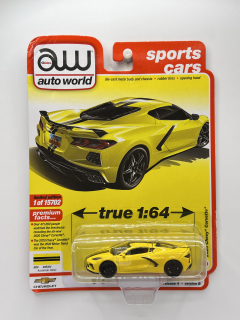 Auto World - 2020 Chevy Corvette Yellow