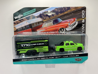 Maisto - Tow & Go 2007 Cadillac Escalade EXT / Car Trailer