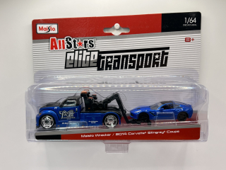 Maisto - Elite Transport Maisto Wrecker / 2014 Corvette Stingray Coupe