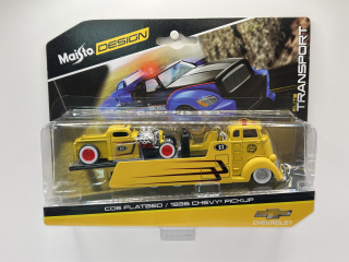 Maisto - Elite Transport COE Flatbed / 1936 Chevy Pickup