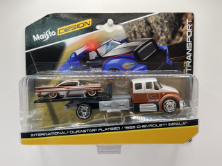 Maisto - Elite Transport International Durastar Flatbed / 1959 Chevrolet Impala