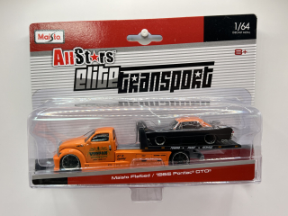 Maisto - Elite Transport Maisto Flatbed / 1965 Pontiac GTO