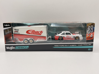 Maisto - Tow & Go 1993 Ford SVT Cobra / Car Trailer