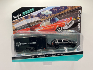 Maisto - Tow & Go Porsche Cayenne / Car Trailer
