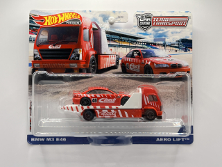 Hot Wheels Premium Team Transport #29 BMW E46 M3 Eibach