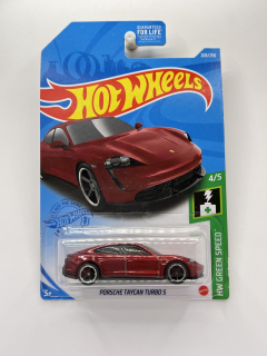 Hot Wheels Porsche Taycan Turbo S Red