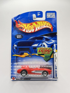 Hot Wheels Corvette SR-2 Red - POŠKOZENÝ OBAL