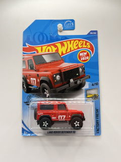 Hot Wheels Land Rover Defender 90 Red