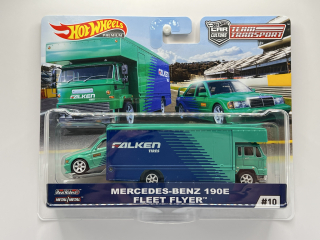 Hot Wheels Premium Team Transport #10 Mercedes-Benz 190E Falken