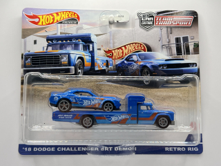 Hot Wheels Premium Team Transport #30 '18 Dodge Challenger SRT Demon -VADA !