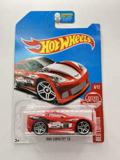 Hot Wheels 2005 Corvette C6 RED EDITION