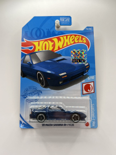 Hot Wheels ´89 Mazda Savanna RX-7 FC3S Blue FACTORY SEALED 2021