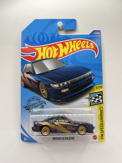 Hot Wheels Nissan Silvia S13 Blue