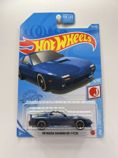 Hot Wheels ´89 Mazda Savanna RX-7 FC3S Blue