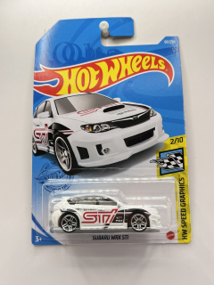 Hot Wheels Subaru WRX STI White