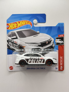 Hot Wheels 2018 Honda Civic Type R Police