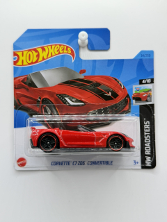 Hot Wheels Corvette C7 Z06 Convertible Red