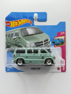 Hot Wheels Dodge Van Green Mooneyes