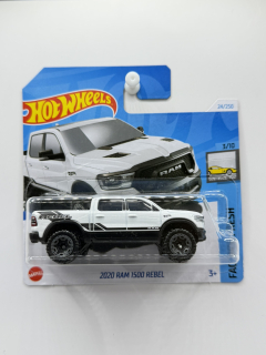 Hot Wheels 2020 Ram 1500 Rebel White
