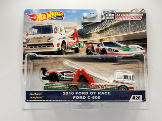 Hot Wheels Premium Team Transport #20 2016 Ford GT Race Castrol